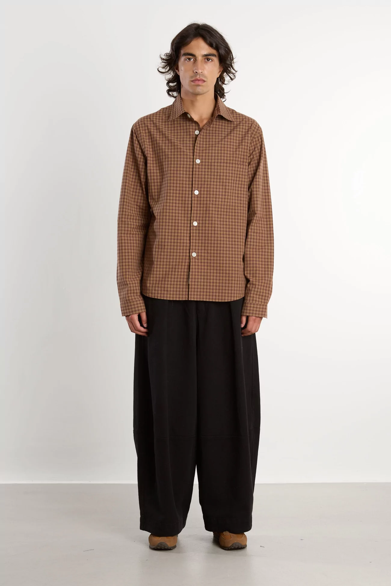 Men's Organic Cotton Another Shirt 4.0 – Brown Check | Centre Commercial