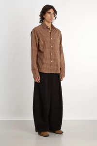 Men's Organic Cotton Another Shirt 4.0 – Brown Check | Centre Commercial