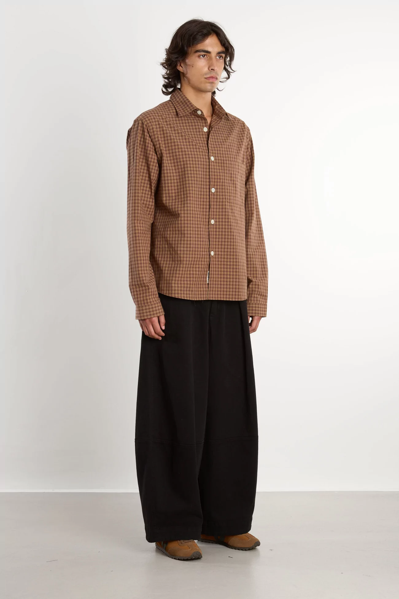 Men's Organic Cotton Another Shirt 4.0 – Brown Check | Centre Commercial