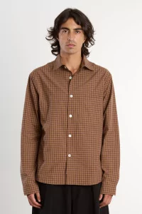 Men's Organic Cotton Another Shirt 4.0 – Brown Check | Centre Commercial