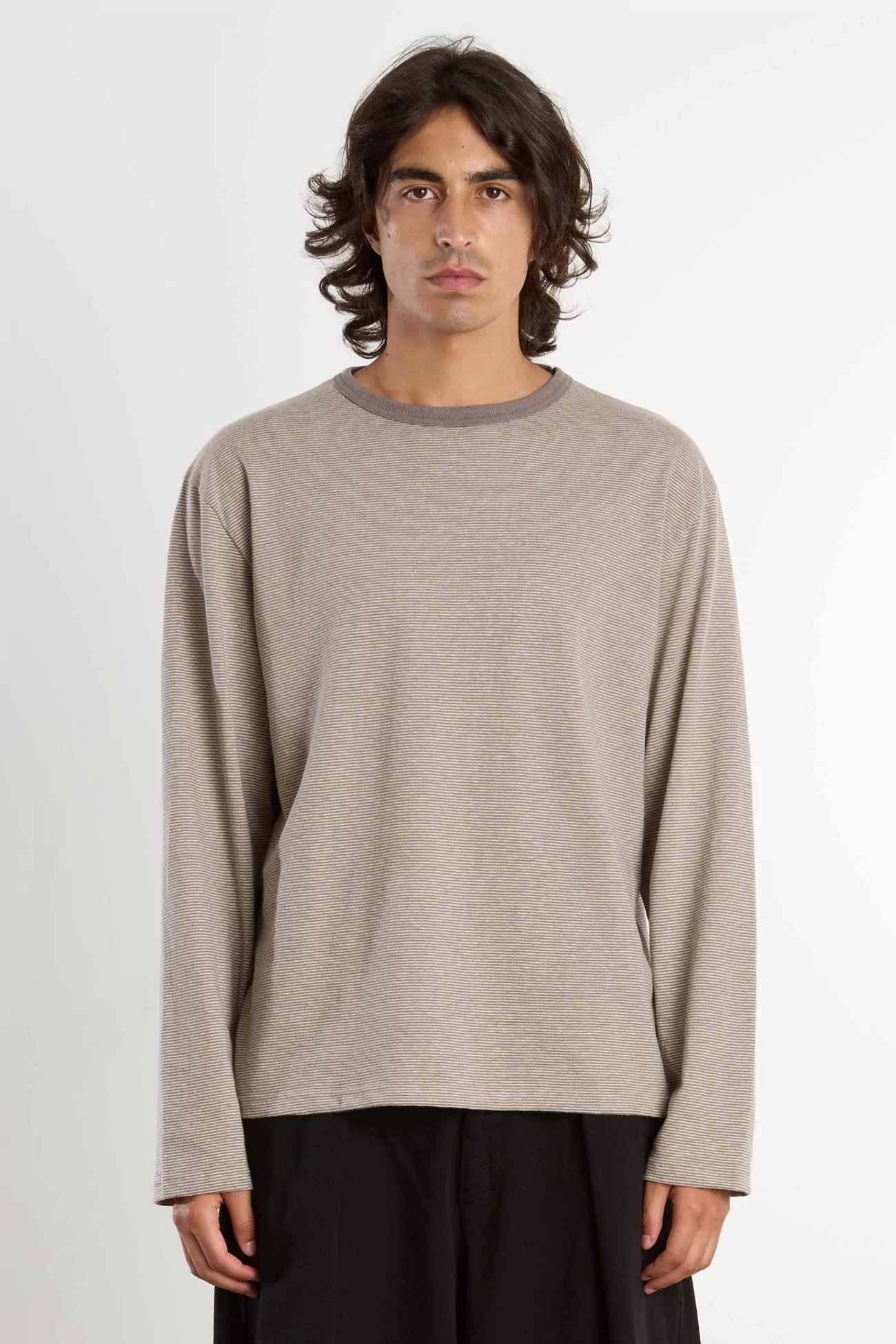 Men's Cotton Hemp Another T-Shirt 3.0 – Grey Stripe | Centre Commercial