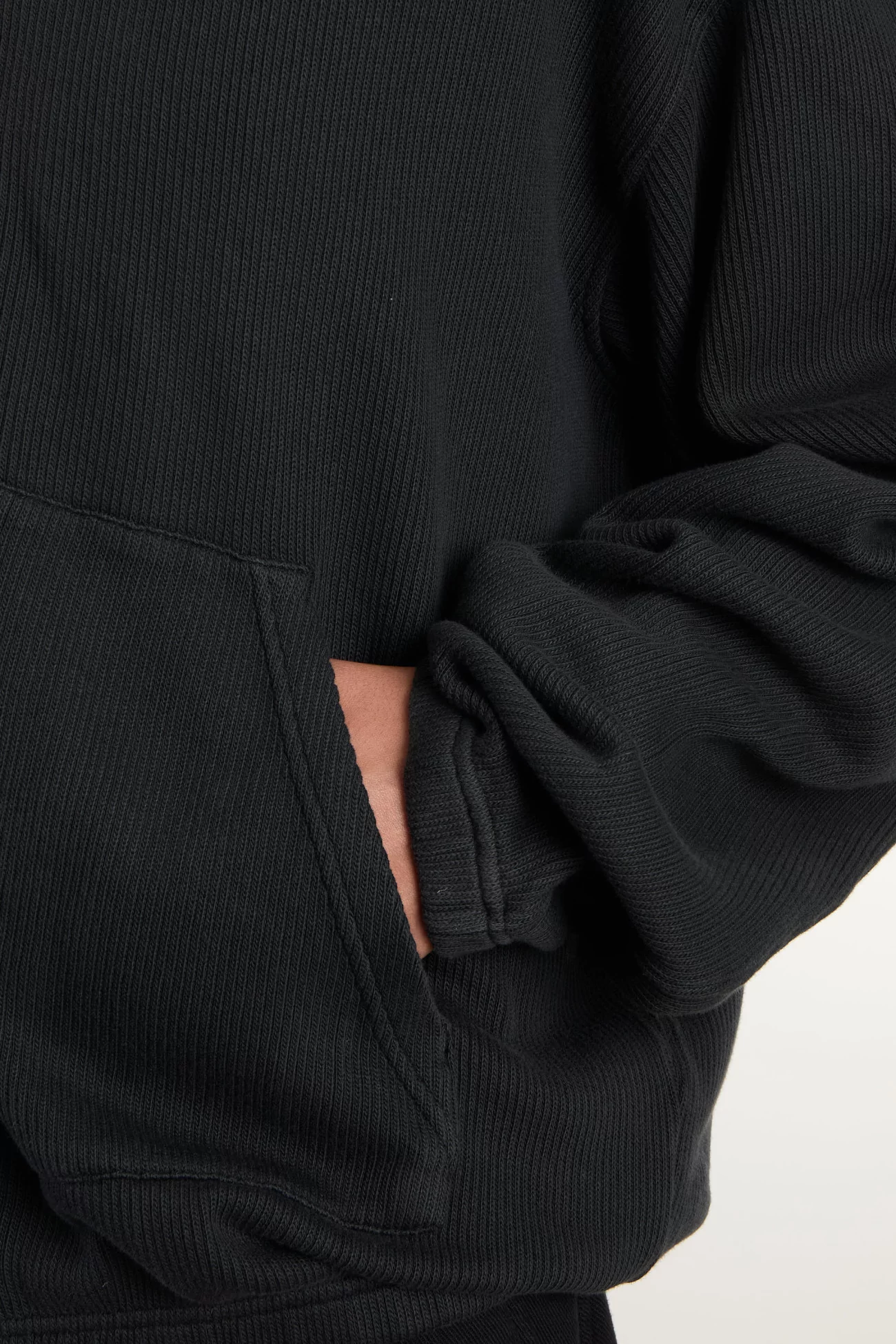 Men's Organic Cotton Another Zip Hoodie 1.0 – Jet Black | Centre Commercial