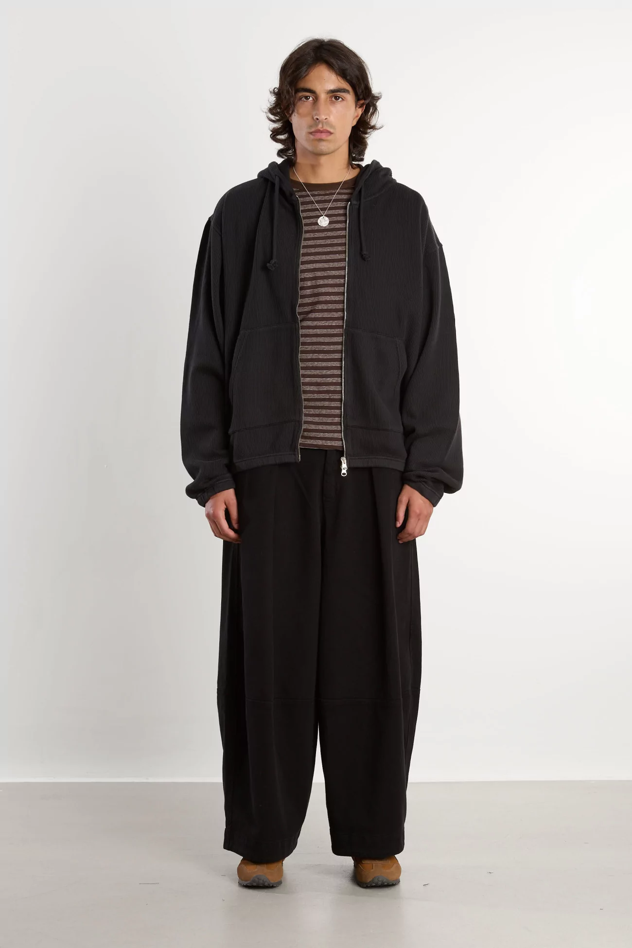 Men's Organic Cotton Another Zip Hoodie 1.0 – Jet Black | Centre Commercial