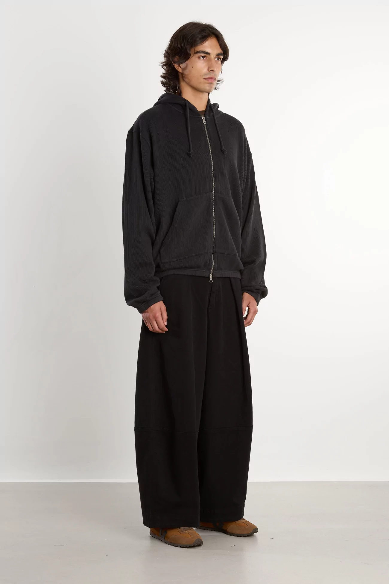 Men's Organic Cotton Another Zip Hoodie 1.0 – Jet Black | Centre Commercial