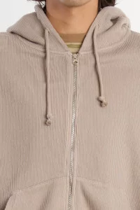 Men's Organic Cotton Another Zip Hoodie 1.0 – Khaki | Centre Commercial