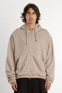 Men's Organic Cotton Another Zip Hoodie 1.0 – Khaki | Centre Commercial