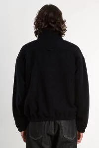 RIER Natural Wool Fleece Pullover – Black | Centre Commercial