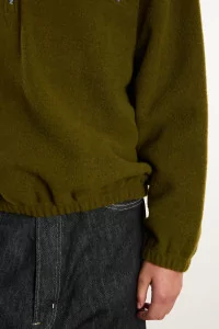 RIER Natural Wool Fleece Pullover – Soil | Centre Commercial