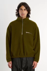 RIER Natural Wool Fleece Pullover – Soil | Centre Commercial