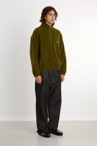 RIER Natural Wool Fleece Pullover – Soil | Centre Commercial