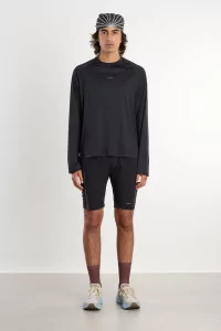 UNNA Shiny Long Sleeve Running Base Layer – Black | Centre Commercial