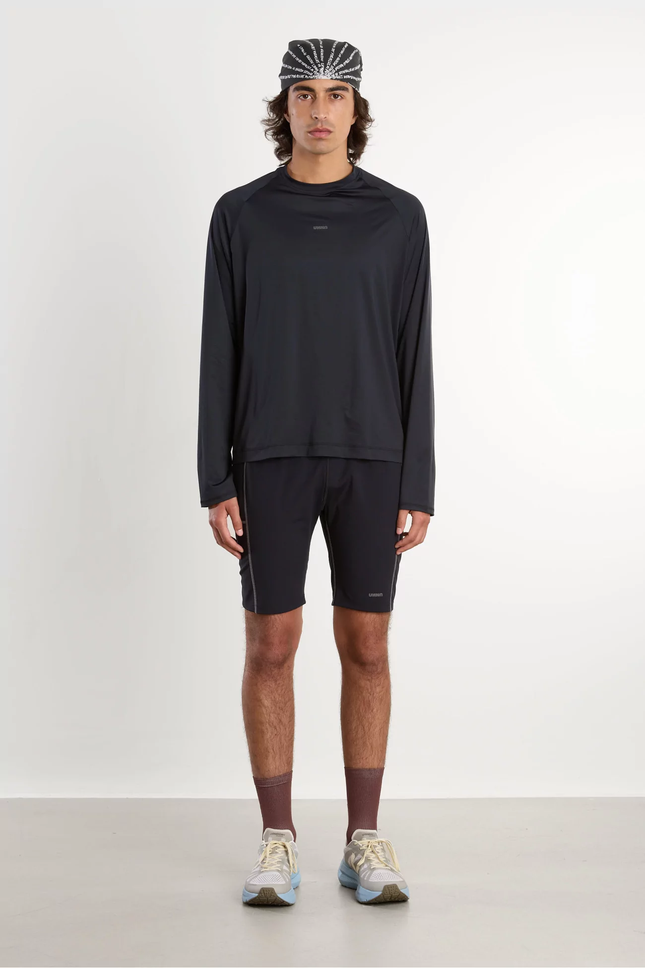 UNNA Shiny Long Sleeve Running Base Layer – Black | Centre Commercial