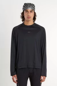 UNNA Shiny Long Sleeve Running Base Layer – Black | Centre Commercial