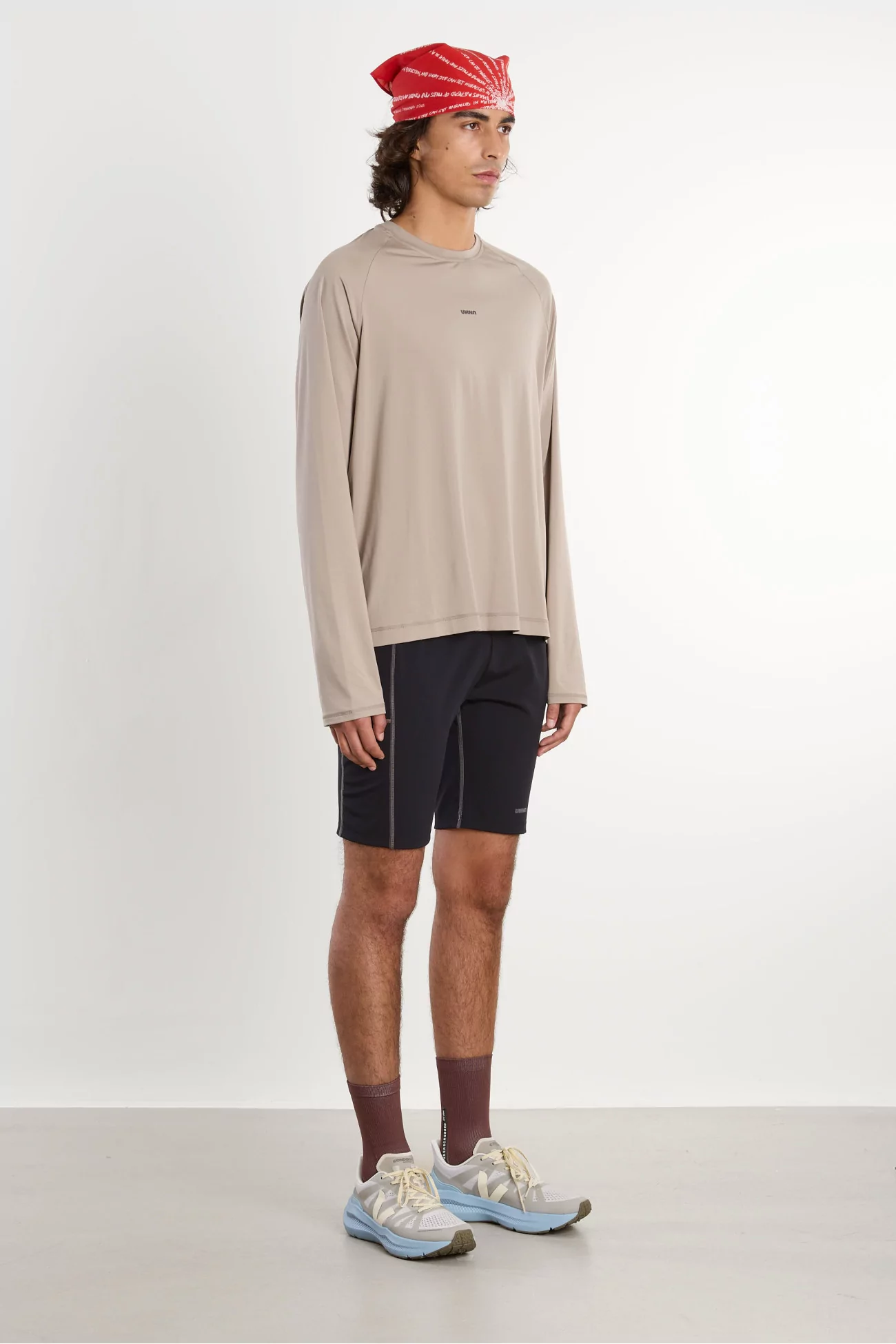 Base Layer Running Homme Manches Longues UNNA – Warm Sand | Centre Commercial