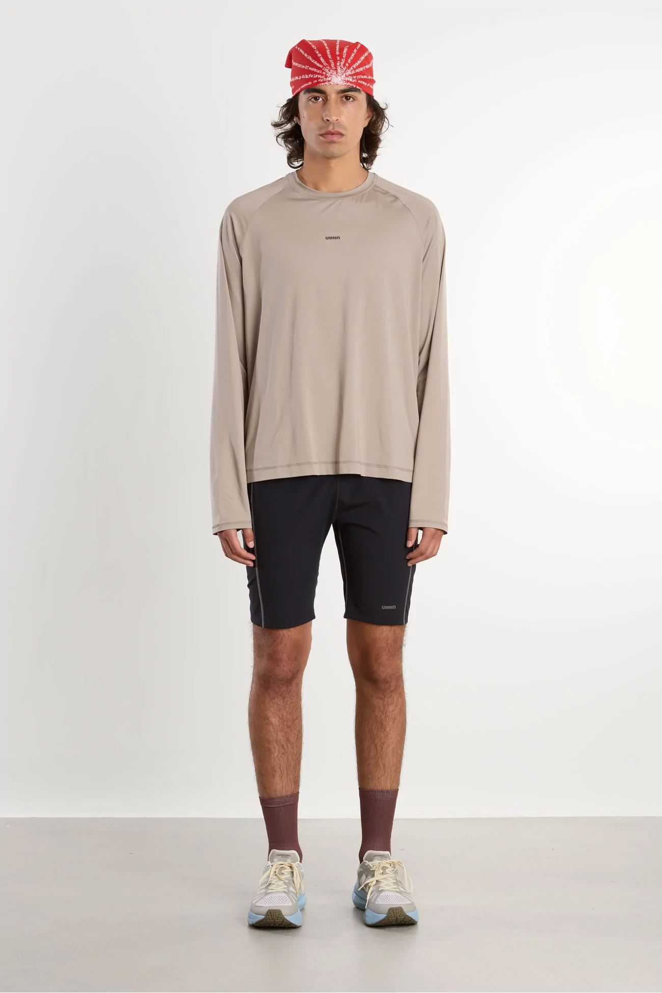UNNA Shiny Long Sleeve Running Base Layer – Warm Sand | Centre Commercial