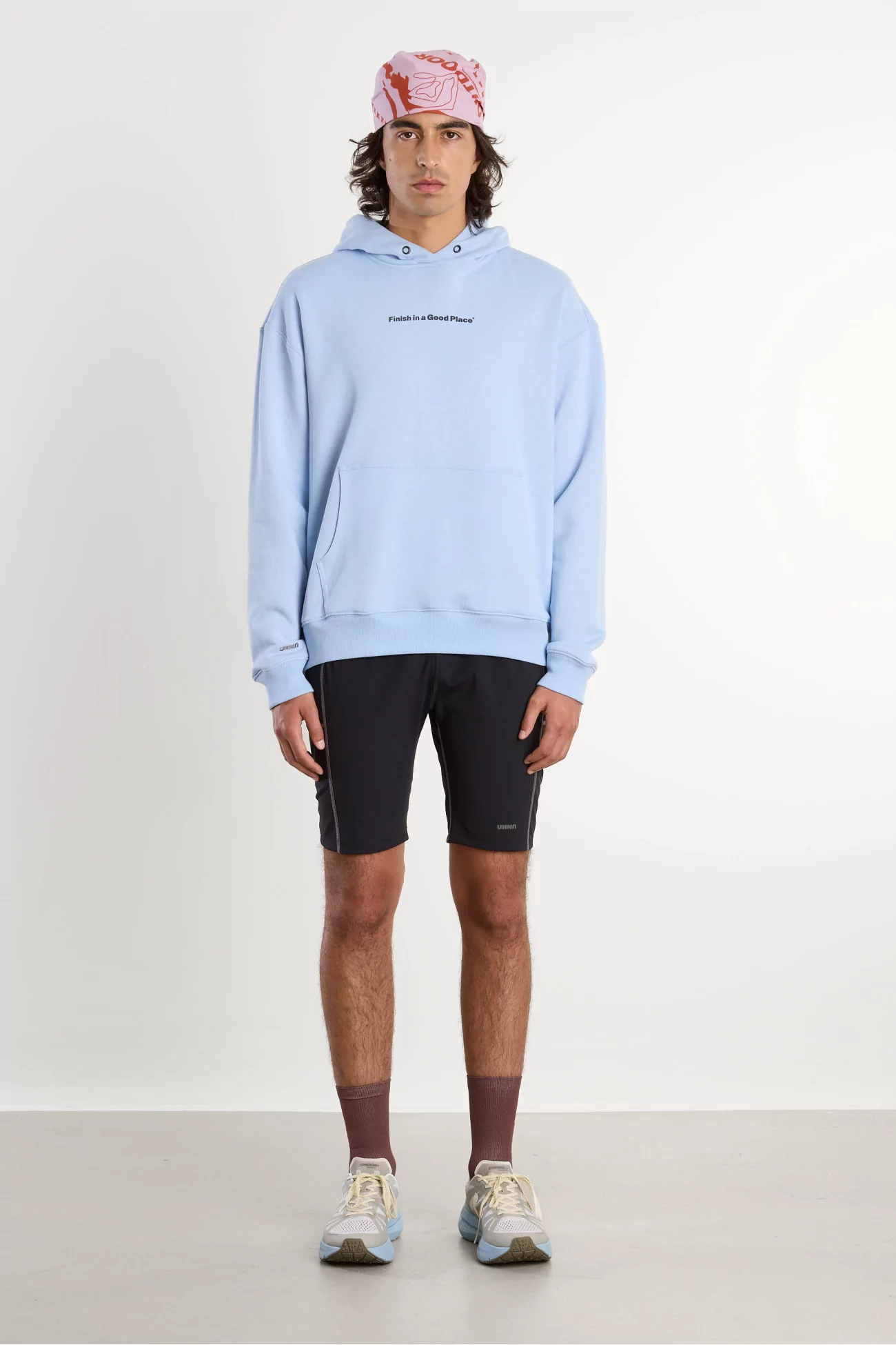 UNNA Slow Motion Organic Cotton Hoodie – Serenity Blue | Centre Commercial