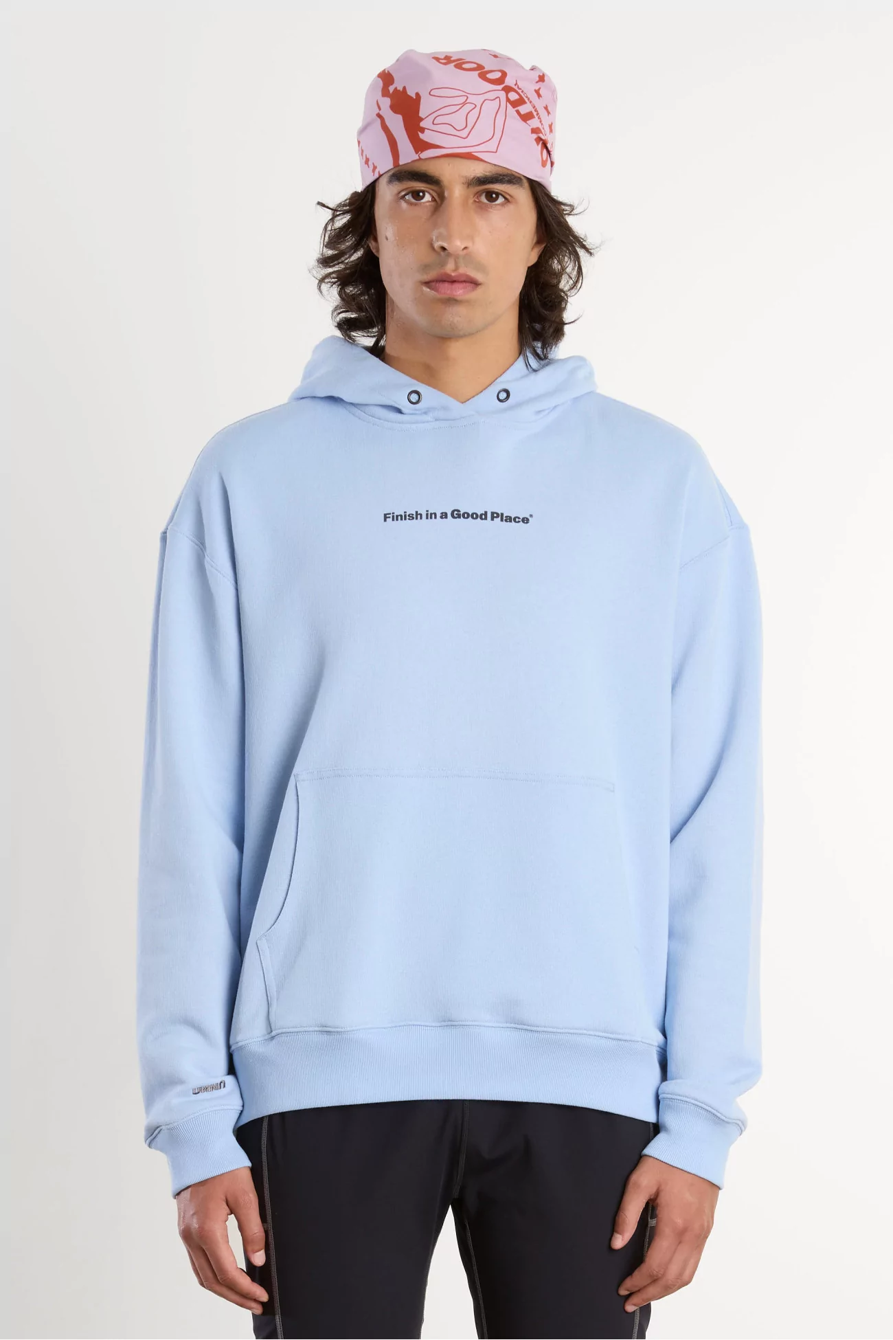 UNNA Slow Motion Organic Cotton Hoodie – Serenity Blue | Centre Commercial