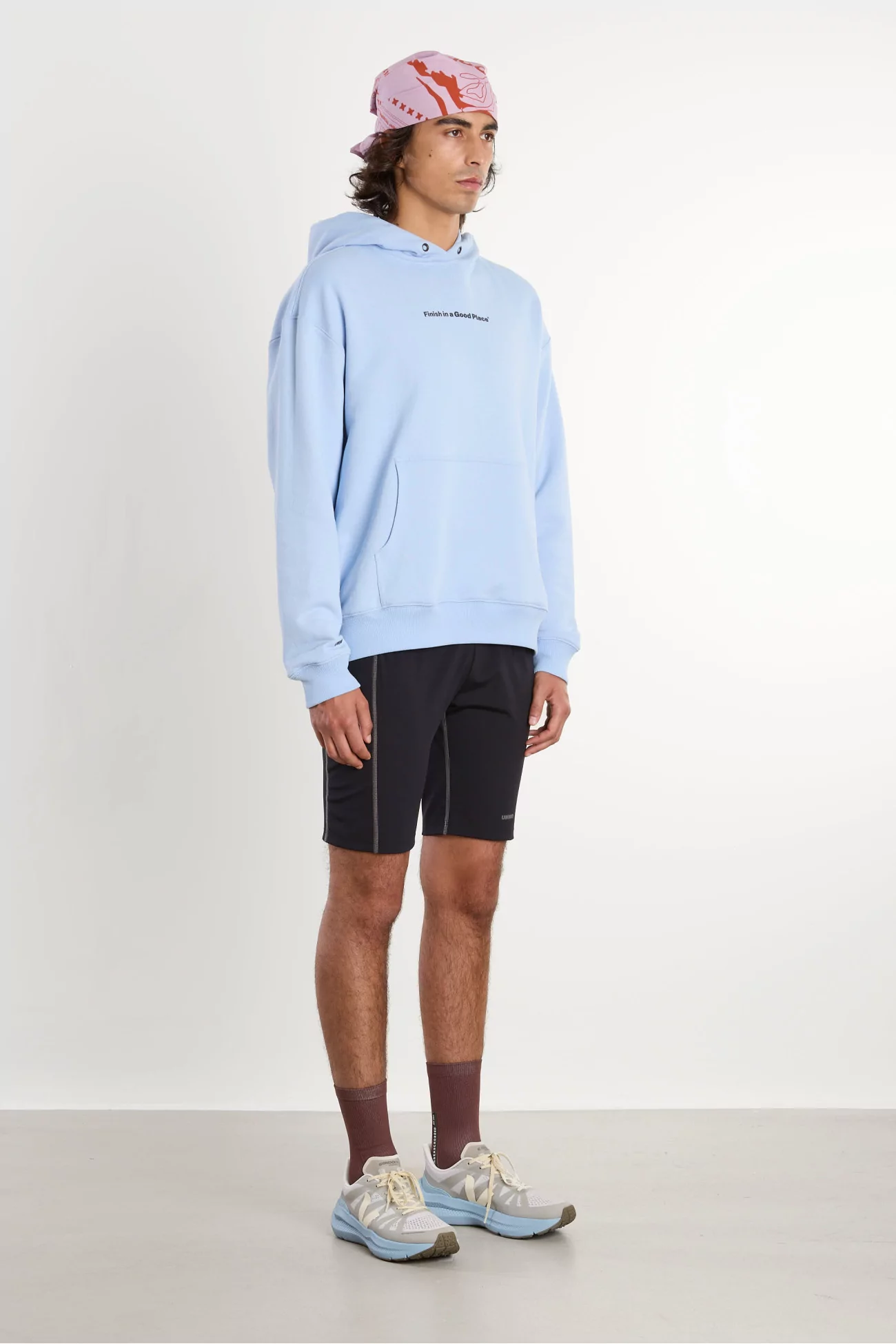 UNNA Slow Motion Organic Cotton Hoodie – Serenity Blue | Centre Commercial