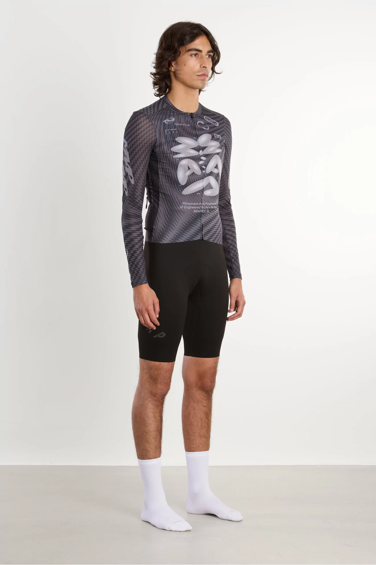 Men's Spectrum Pro Air LS Cycling Jersey MAAP – Carbon Black | Centre Commercial