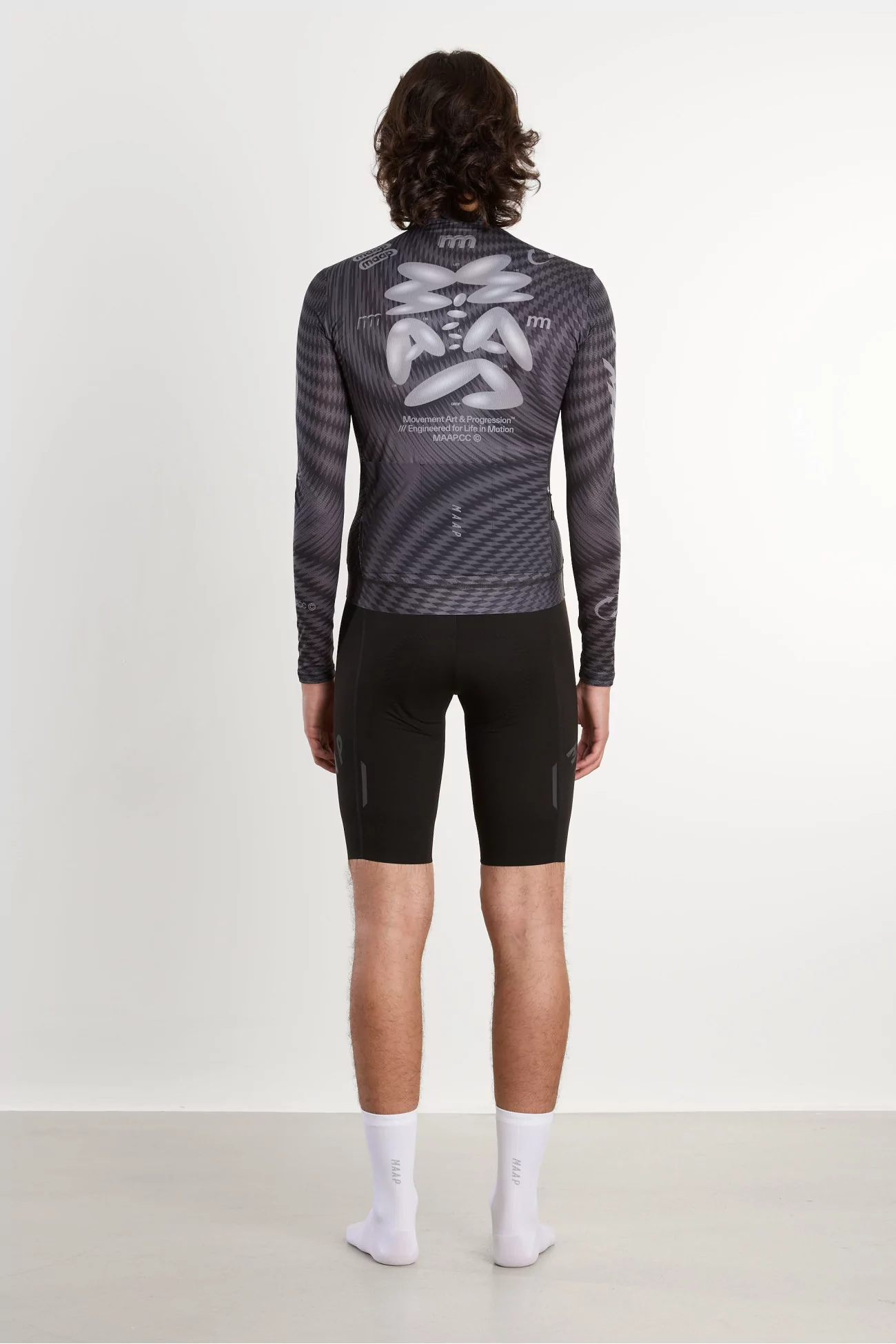 Men's Spectrum Pro Air LS Cycling Jersey MAAP – Carbon Black | Centre Commercial