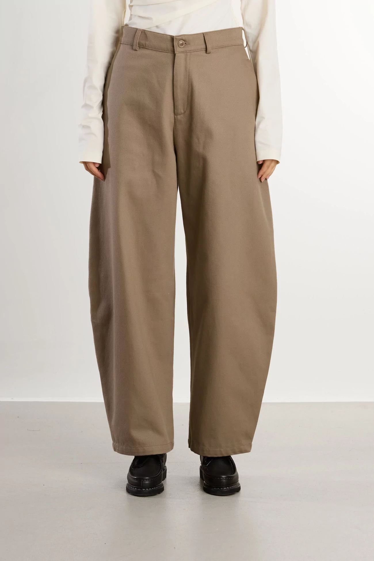 YMC Like A Trouser Japanese Cotton Drill – Taupe | Centre Commercial