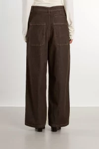 YMC Replacement Jeans Organic Cotton Wide Leg – Brown | Centre Commercial