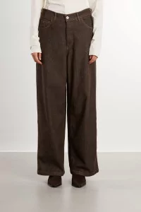 YMC Replacement Jeans Organic Cotton Wide Leg – Brown | Centre Commercial
