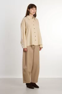 Cordera Checked Cotton Women's Shirt – Yellow/Brown | Centre Commercial