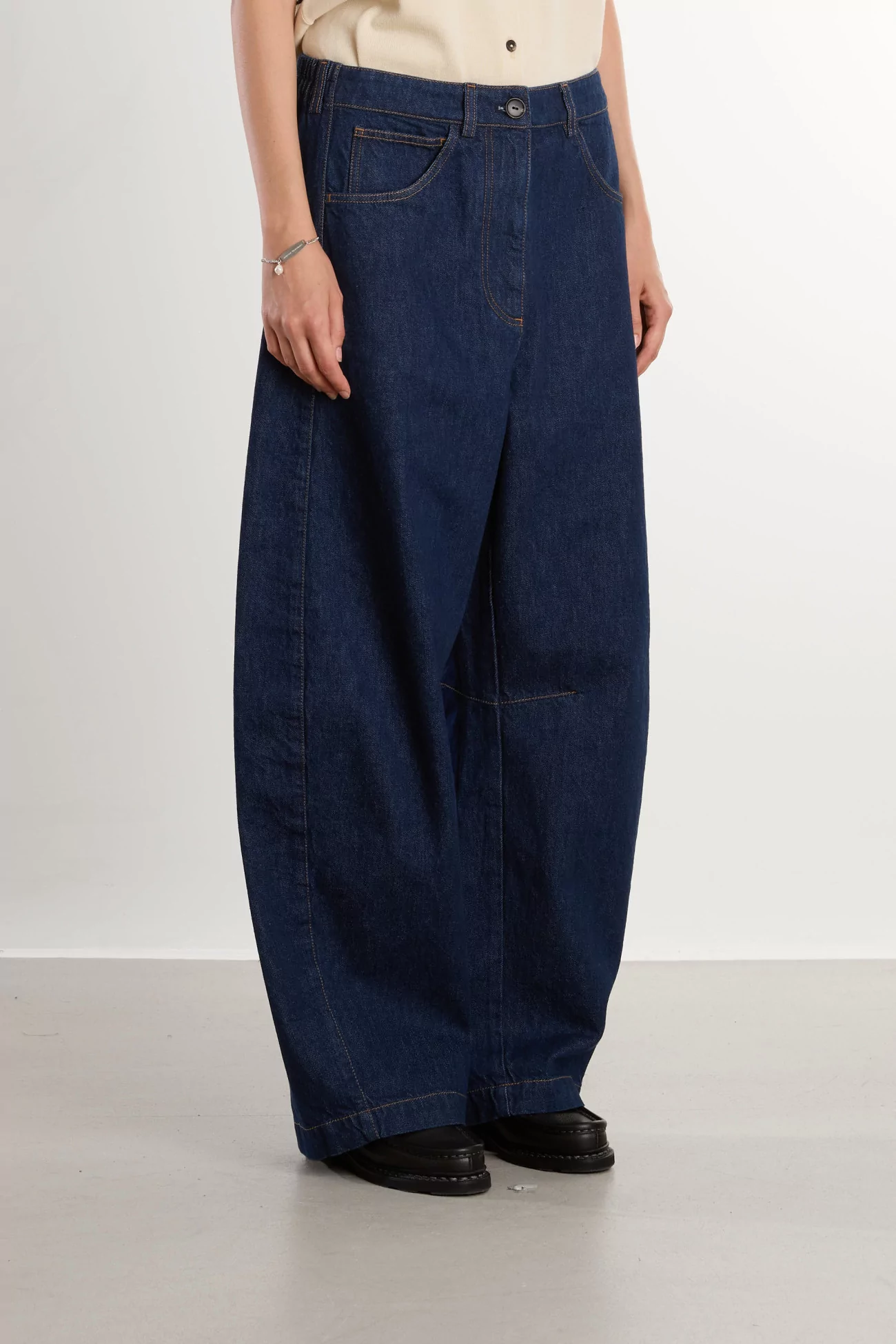 Cordera Curved Baggy Women's Jeans – Denim | Centre Commercial