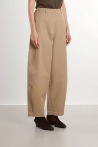 Cordera Cotton Curved Women's Pants – Camel | Centre Commercial