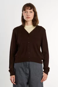 Cordera Merino Wool Women's Cardigan – Brown | Centre Commercial