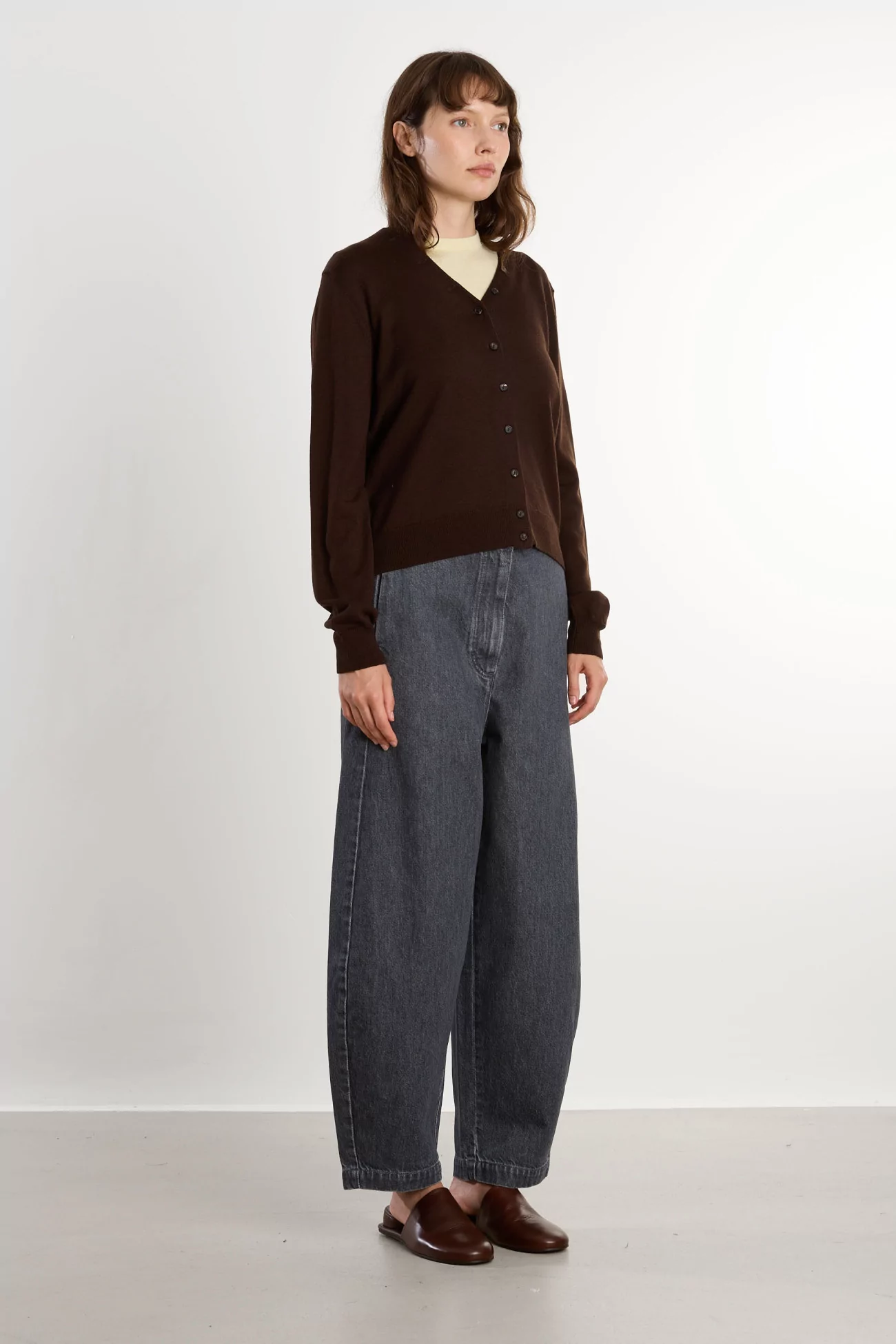 Cordera Merino Wool Women's Cardigan – Brown | Centre Commercial