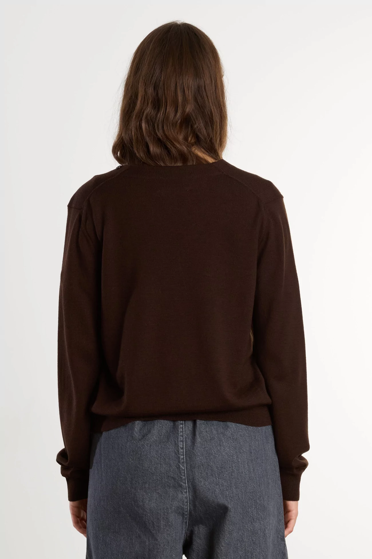 Cordera Merino Wool Women's Cardigan – Brown | Centre Commercial