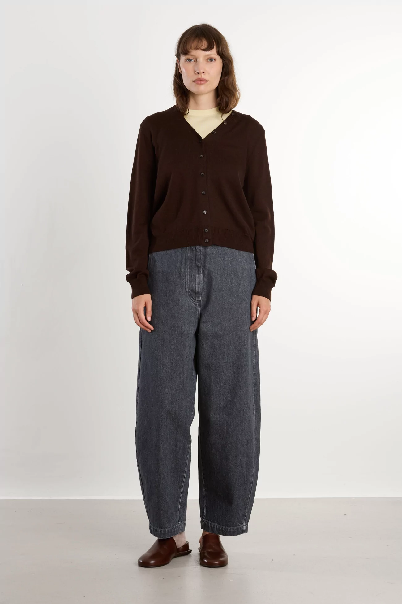 Cordera Merino Wool Women's Cardigan – Brown | Centre Commercial