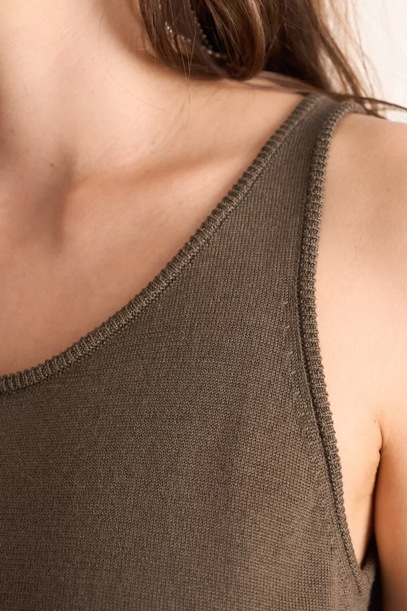Cordera Merino Wool Women's Tank Top – Taupe | Centre Commercial