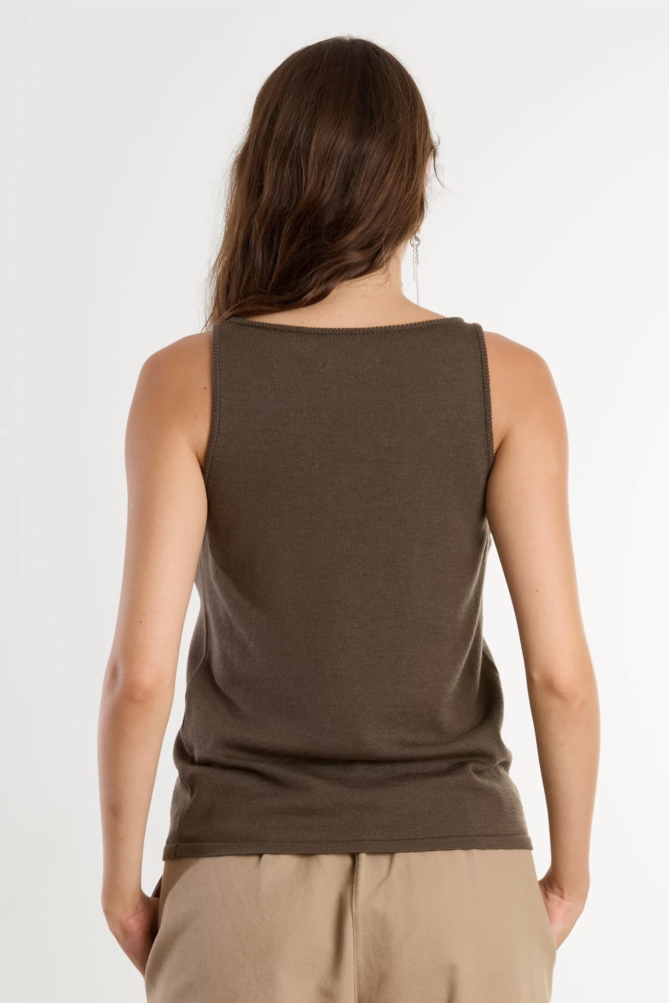 Cordera Merino Wool Women's Tank Top – Taupe | Centre Commercial