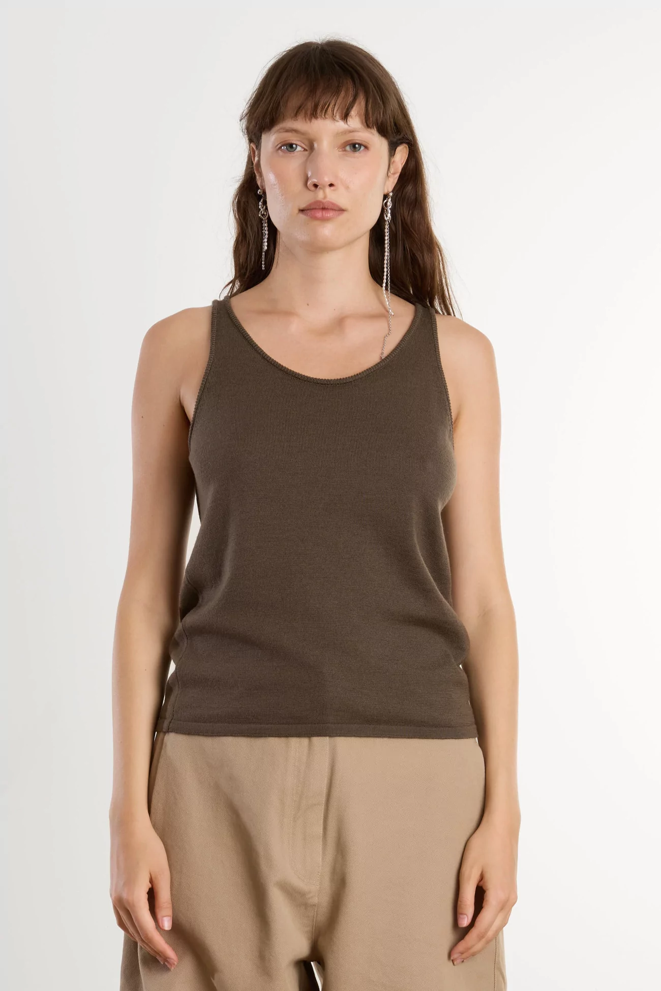 Cordera Merino Wool Women's Tank Top – Taupe | Centre Commercial