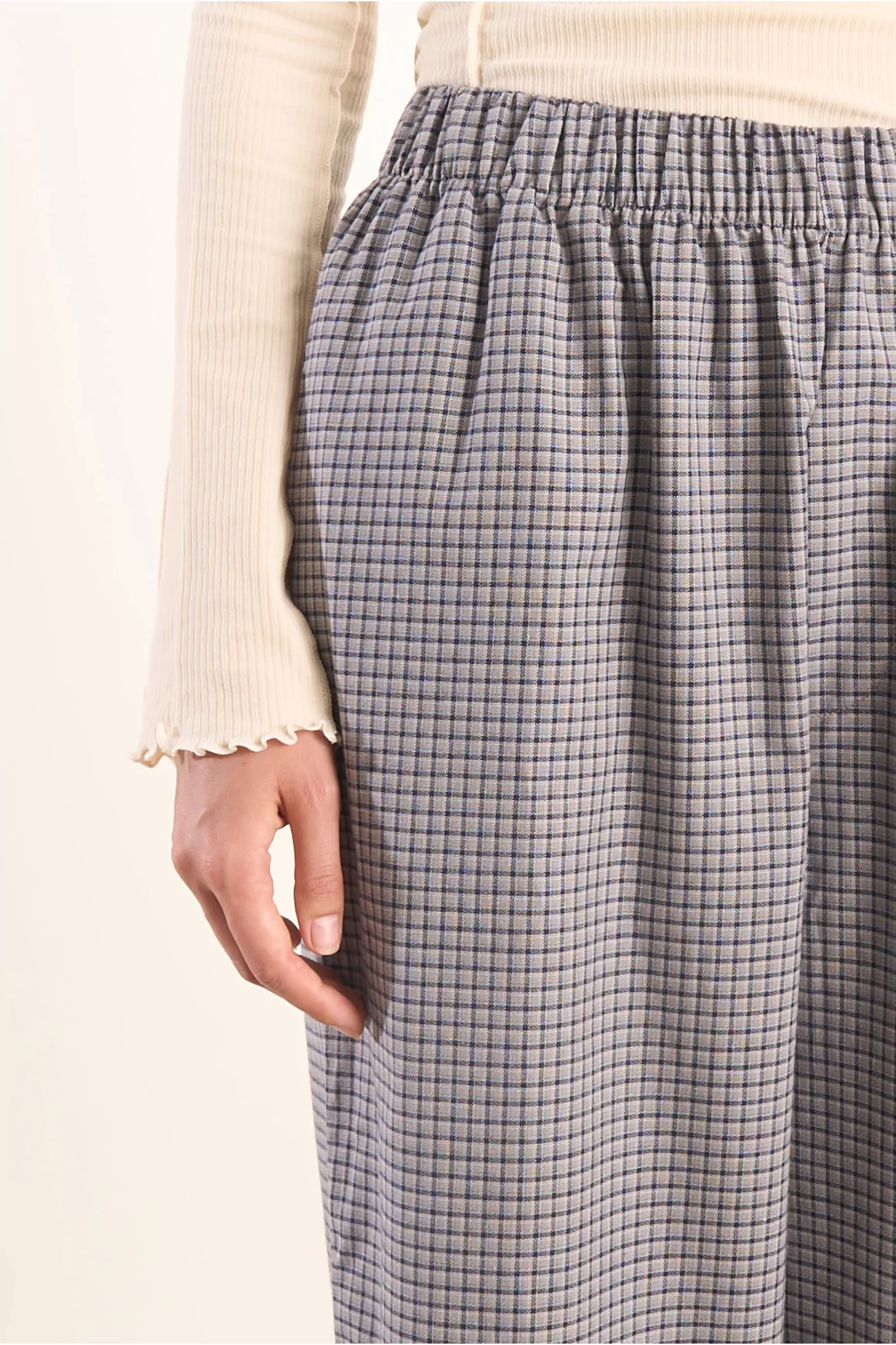 Claude Pants Organic Cotton Flannel – Consul Check | Centre Commercial