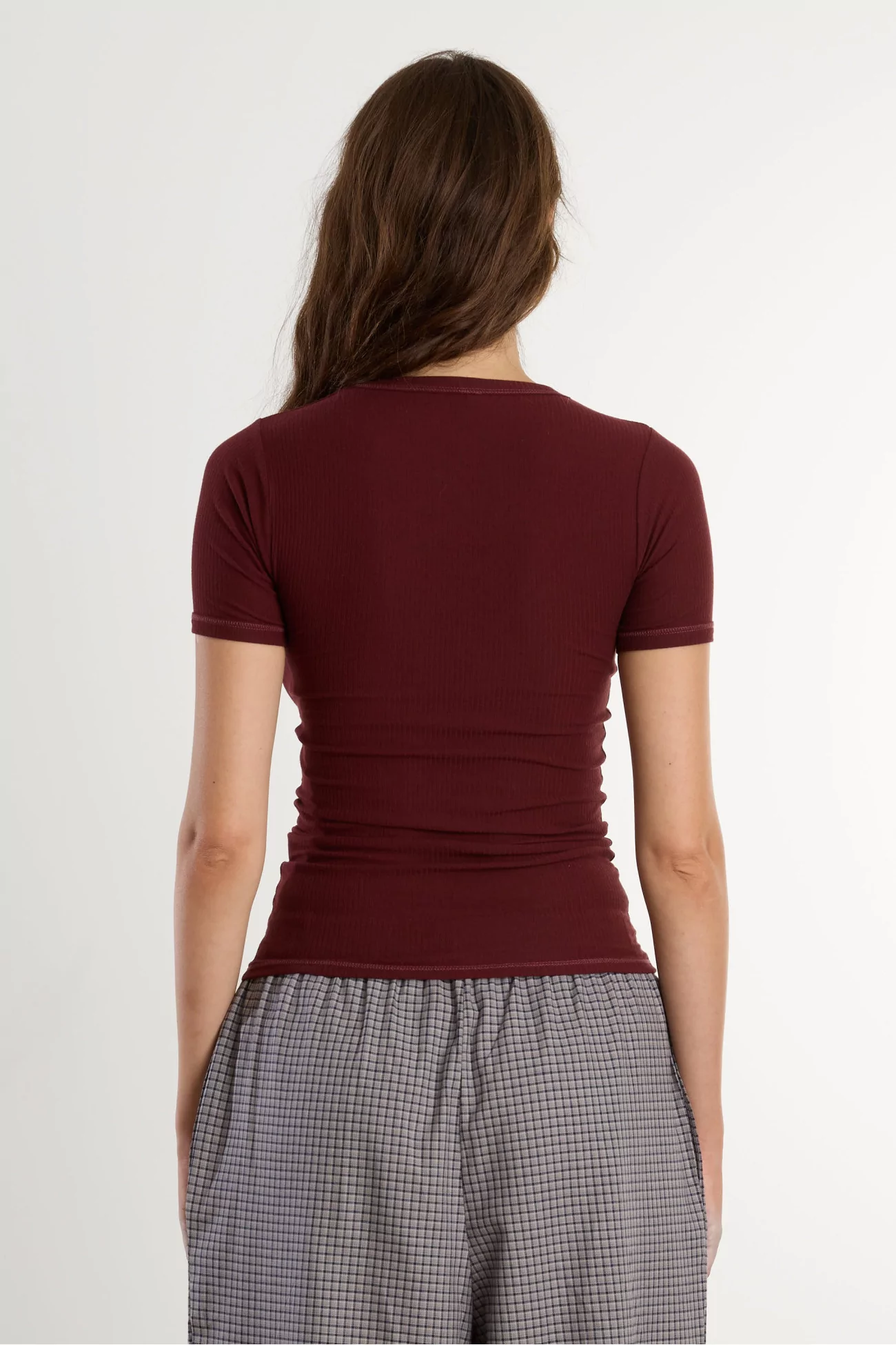 Heart Tee Organic Cotton Heart Cut-Out – Nara Red | Centre Commercial