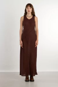 Robe Lava Lin Fin Coupe Biais – Ama Brown | Centre Commercial