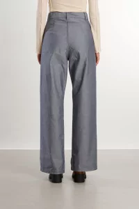 Navalo Pants Recycled Denim High Waist – Dark Denim | Centre Commercial