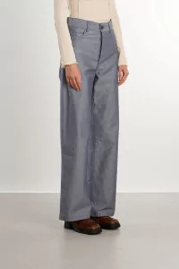 Navalo Pants Recycled Denim High Waist – Dark Denim | Centre Commercial