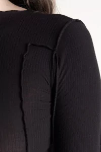 Omato Long Sleeve Tee Organic Cotton – Black | Centre Commercial