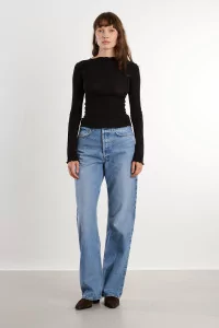 Omato Long Sleeve Tee Organic Cotton – Black | Centre Commercial