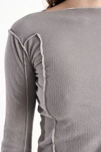 Omato Long Sleeve Tee Mineral Dye – Elie Grey | Centre Commercial