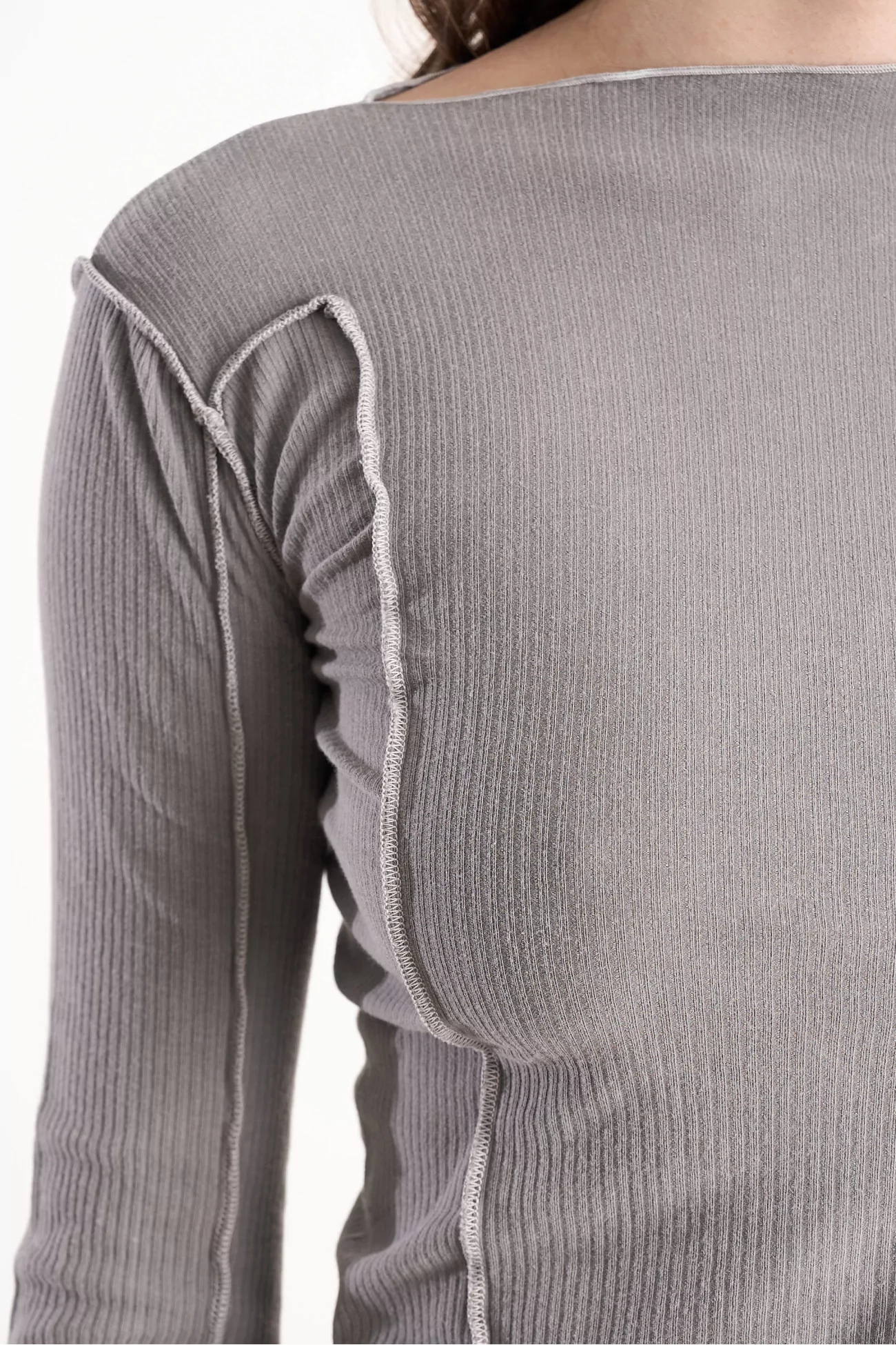 T-shirt Omato Manches Longues Teinture Minérale – Elie Grey | Centre Commercial
