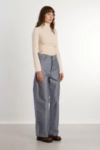 Omato Turtleneck Ribbed Organic Cotton – Off White | Centre Commercial