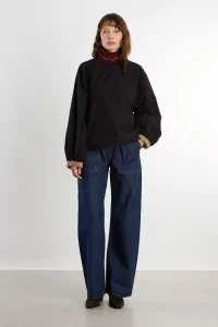 Omato Turtleneck Ribbed Organic Cotton – Nara Red | Centre Commercial