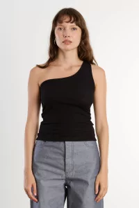 Top Speck Côte de Coton Biologique – Black | Centre Commercial
