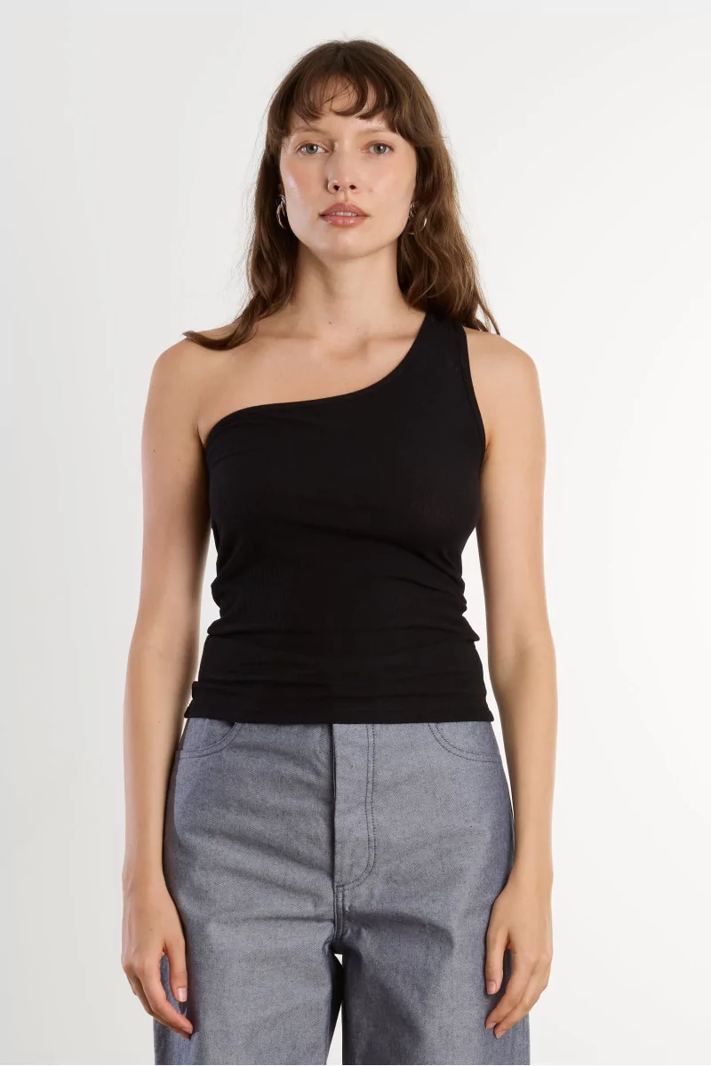 Speck Top Organic Cotton Rib – Black | Centre Commercial